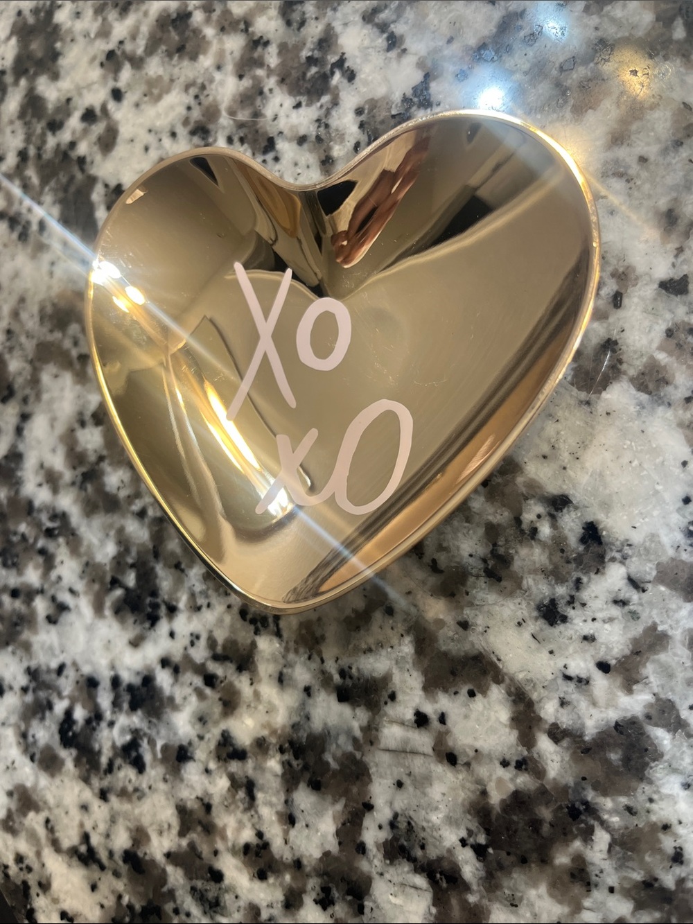 Kate Spade All That Glistens Heart Dish